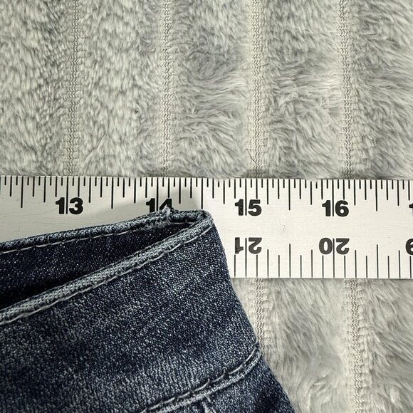 Laurie Felt Jeans Womens 6P Classic Boyfriend Stretch Blue Dark Wash Denim 29x27 - Picture 8 of 13